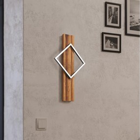 Eglo 901934 - Kinkiet LED BOYAL LED/13W/230V czarny/brązowy