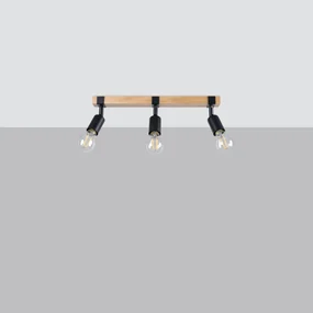Listwa oświetleniowa ZUCA 3 czarny SOLLUX LIGHTING
