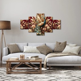 Obraz – Elegancki paw (125x70 cm)