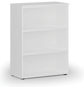 Regał biurowy PRIMO WHITE, 800 x 420 x 1087 mm, biały