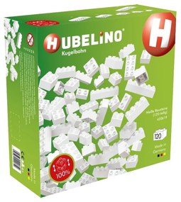 Zestaw klocków do budowy toru kulkowego Hubelino Snow, 120 szt.