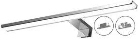 Srebrny kinkiet łazienkowy LED 13,8W 60x11,5x4 cm N014 A6-Z05
