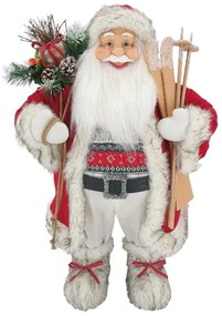 Figurka świąteczna Mikołaj Czerwono-biały 80cm