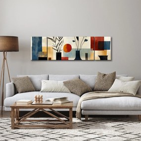 Obraz - Kubistyczne wazony (170x50 cm)