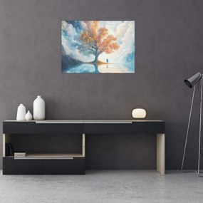Obraz – Drzewo życia i miłości (70x50 cm)