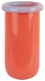 Pomarańczowy szklany wazon (wysokość 25 cm) Plegado – PT LIVING