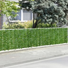 Zielona plastikowa osłona balkonowa 300x100 cm Ivy – Maximex