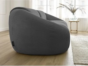 Szara sztruksowa sofa 250 cm Tina – Bobochic Paris