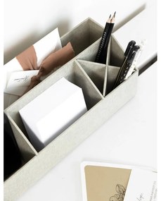 Kartonowy organizer na artykuły papiernicze Elisa Canvas Paper Laminate – Bigso