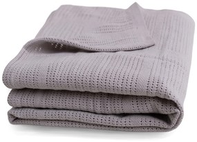 Babymatex Kocyk dziecięcy Sisi jasnoszary, 75 x 100 cm