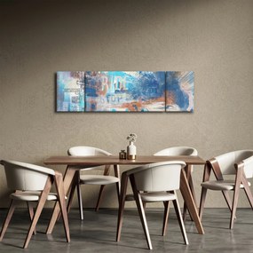 Obraz - Urodzony, by jeździć, niebieskie odcienie (170x50 cm)
