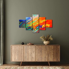 Obraz - Kolorowa abstrakcja (125x70 cm)