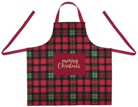 Świąteczny fartuch kuchenny z kieszenią, 80 x 80 cm