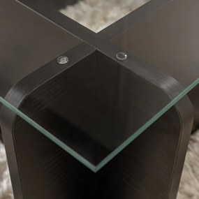 Stolik konferencyjny Flavio Wooden Black