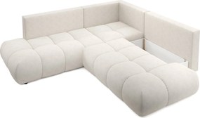 Masseno Narożnik DUCA z funkcją spania i pojemnikiem na pościel Narozniki L, Rozkładana sofa - Grafitowy, PERFECT HARMONY 02