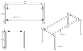 Stół konferencyjny PRIMO INFINITY 1600 x 800 x 750 mm, dąb naturalny