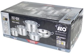 Elo 40995 Premium 5-częściowy zestaw garnków zestali nierdzewnej Gourmet Plus