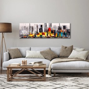 Obraz - Obraz przedstawiający duże miasto (170x50 cm)