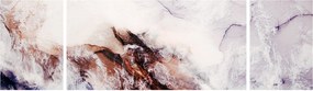 Obraz - Fioletowy marmur N⁰1 (170x50 cm)