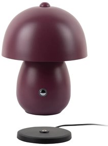 Wrzosowa lampa stołowa LED z metalowym kloszem (wysokość 18 cm) Mono LED – Leitmotiv