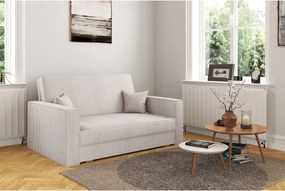 Sofa z funkcją spania AMERICA, tkanina Poso, Beżowy