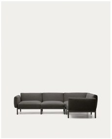Ciemnoszara modułowa sofa ogrodowa 292 cm Sorells – Kave Home