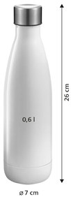 Tescoma Butelka CONSTANT PASTEL 0,6 l, niebieskie