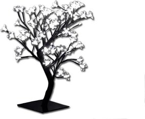 Oświetlenie dekoracyjne LED - drzewo z kwiatami, chłodne białe