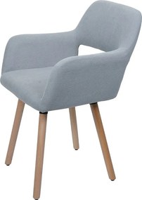 Krzesło do jadalni MCW-A50 II (zestaw 6 sztuk),  jasnoszary