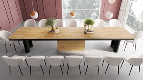 Stół Portofino Hubertus rozkładany do 412 dąb / połysk