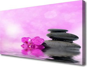 Obraz na płótnie Różowy Kwiat w Stylu Artystycznym