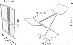 Szara suszarka na pranie  B8-N76
