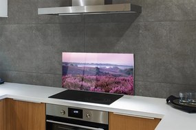 Szklany Panel Natura: Pole Wrzosów