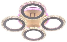 LED Ściemnialny żyrandol natynkowy LED/55W/230V 3000-6500K + pilot