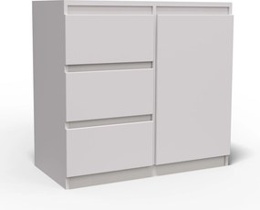 Komoda MERAVIGLIA 80 cm do Salonu Sypialni Biały