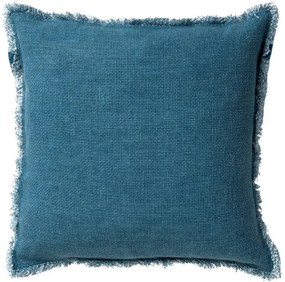 Dekoracyjna poszewka na poduszkę BURTO PROVINCIAL BLUE 45x45 cm, niebieska