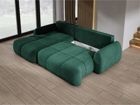 Narożnik COCO z funkcją spania poduszkami i pojemnikiem Cloud 39 DOMOHOME