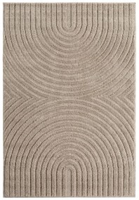 Dywan nowoczesny 3D Art beżowy Geometria 280 cm x 370 cm