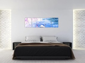 Obraz - Magiczne jezioro (170x50 cm)