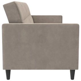 Beżowa aksamitna sofa 203 cm Hartford – Støraa