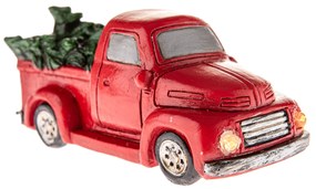 Świecący samochodzik z żywicy poliestrowej, 11,5cm