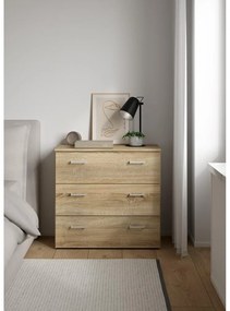 Komoda GARBO 3, dąb sonoma