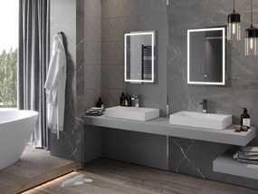 Mexen Miko lustro łazienkowe podświetlane 50 x 70 cm, LED 6000K, antypara - 9819-050-070-611-00