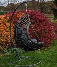 Kokon Bellissimo z szarego technorattanu