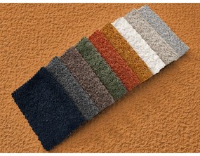 Musztardowy fotel z materiału bouclé Giorgia – Bobochic Paris