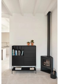 Kremowa szafka 120x140x45 cm Platt – Teulat