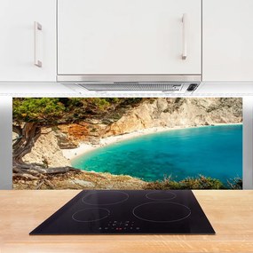 Panel Szklany Skalista Zatoka O Poranku