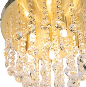 Inteligentna lampa sufitowa złota ze szkłem w tym 6 Wi-Fi G9 - Medusa