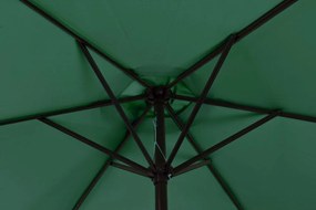 Duży parasol ogrodowy łamany, skośny SL-UM003C, zielony