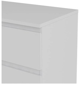 Biała niska komoda 77x84 cm Nova – Tvilum